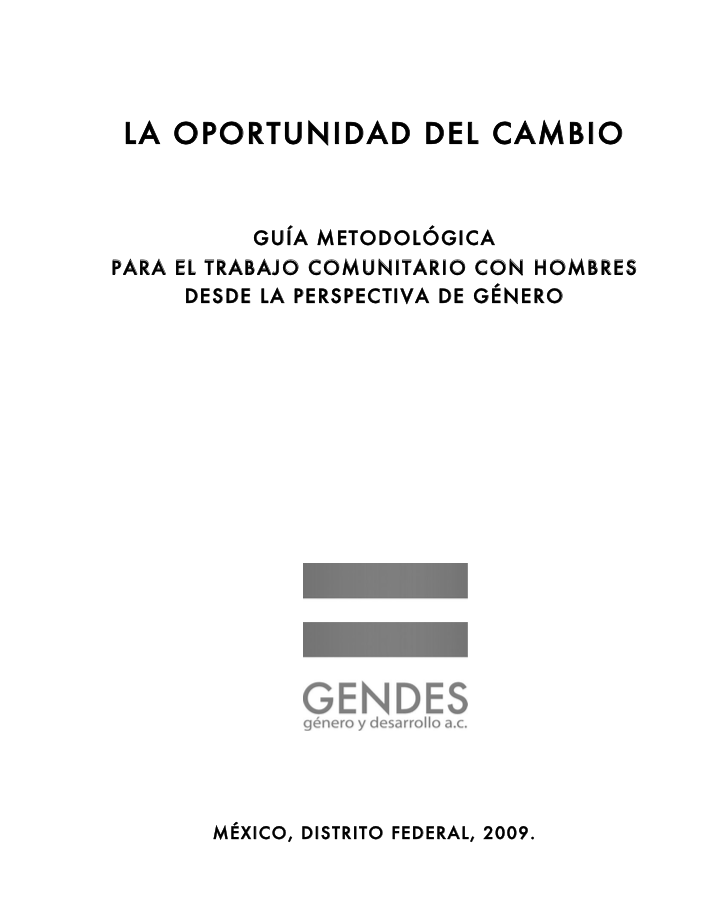 Portada La oportunidad del cambio
